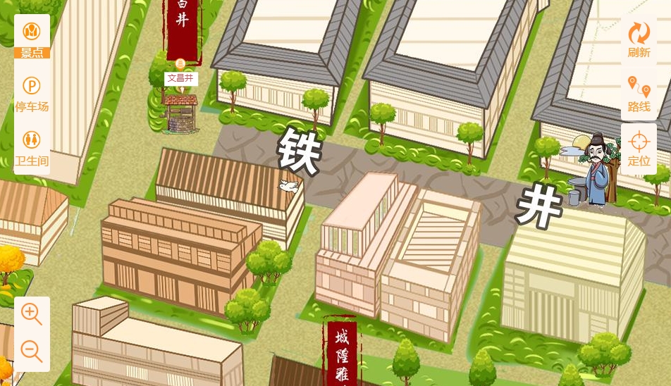 石泉智慧景区：手绘地图与语音导览的完美融合